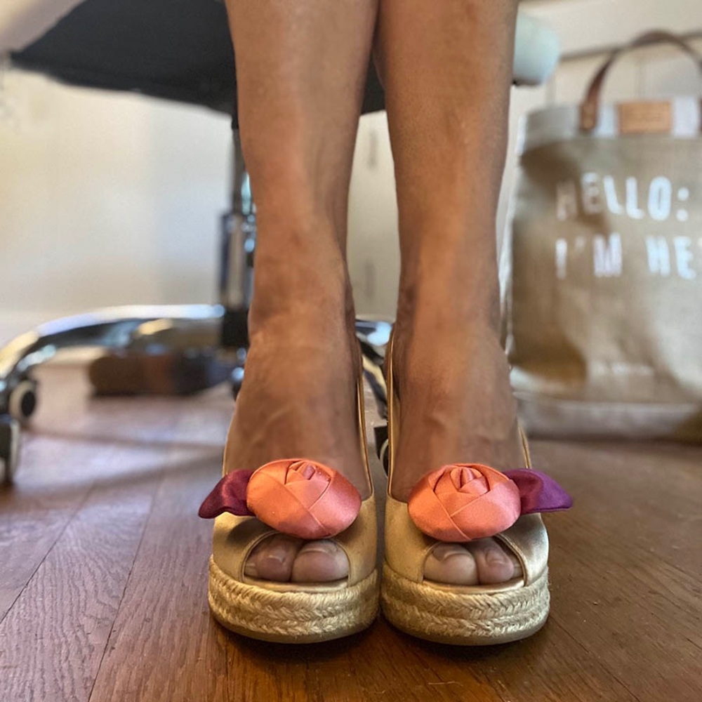 PRADA wedge/platform sandals